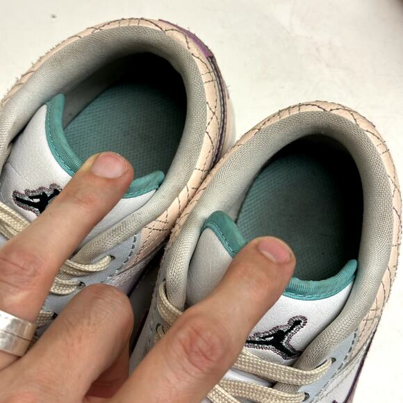 VERY GOOD Nike Air Jordan 1 Low Multi-Color Sashiko 2023 Women's 8.5 - Picture 9 of 11